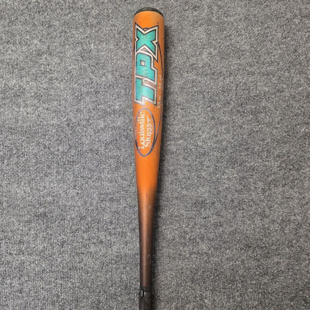 RARE Louisville Slugger TPX Air Dynasty Orange ST+20 -3oz 33/30 Baseball Bat VTG